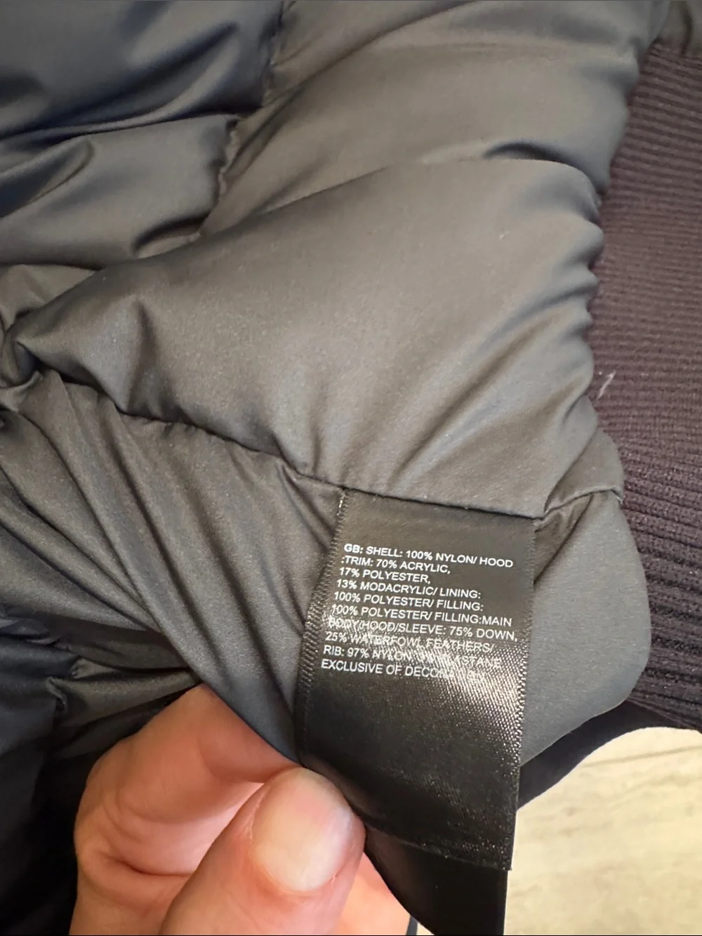 M The North Face Black Men's Hooded Puffer Jacket ski snowboarding winter coat